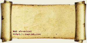 Lena Bjelogrlić vizit kartica